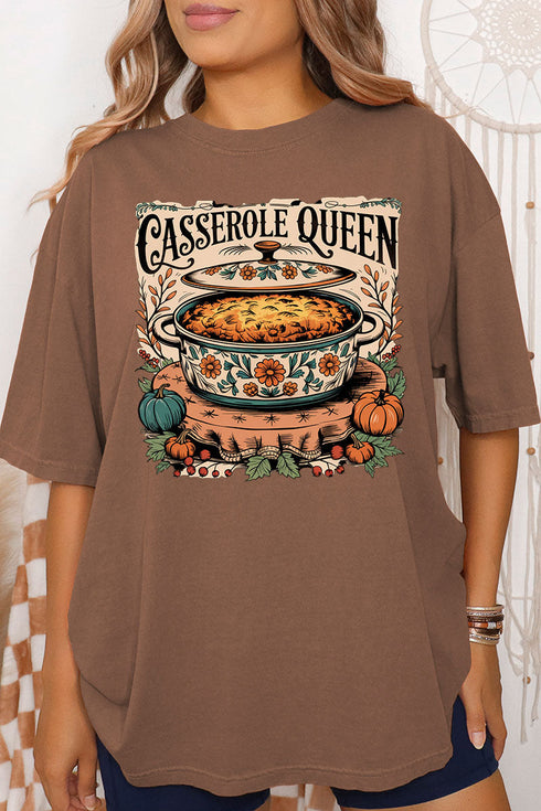 Casserole Queen Comfort Colors Adult Ring-Spun Cotton Tee