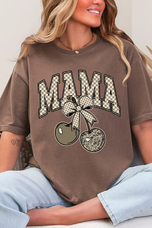 Cherry Luxe Mama Comfort Colors Adult Ring-Spun Cotton Tee