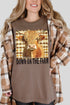 Down On The Farm Highland Cow Comfort Colors Adult Ring-Spun Cotton Tee