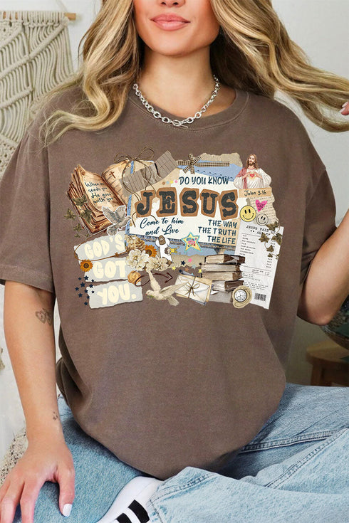 Do You Know Jesus Comfort Colors Adult Ring-Spun Cotton Tee