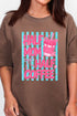 Pink Pop Half Mom Half Coffee Comfort Colors Adult Ring-Spun Cotton Tee