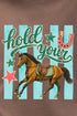 Western Whimsy Comfort Colors Adult Ring-Spun Cotton Tee