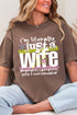 Literally Just A Wife Comfort Colors Adult Ring-Spun Cotton Tee