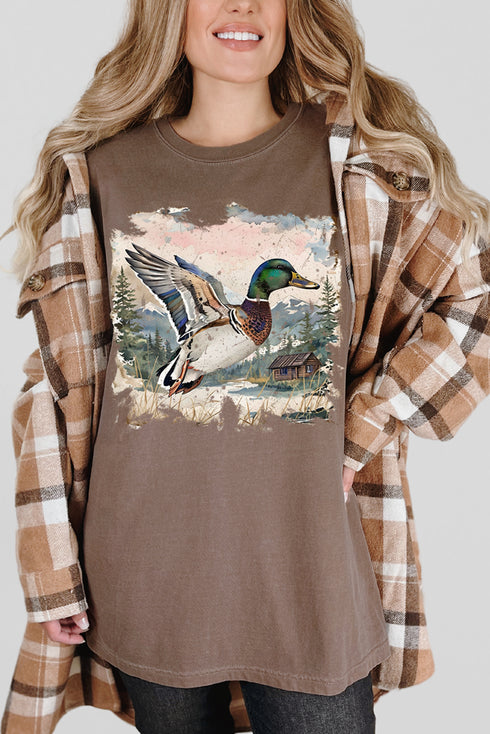 Mallard Mountains Comfort Colors Adult Ring-Spun Cotton Tee
