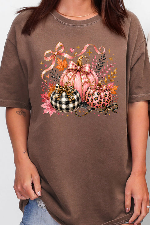 Pretty In Pumpkin Comfort Colors Adult Ring-Spun Cotton Tee