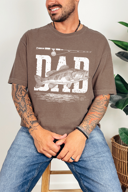 Reel Great Dad Comfort Colors Adult Ring-Spun Cotton Tee