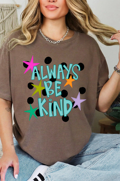 Stars Always Be Kind Comfort Colors Adult Ring-Spun Cotton Tee