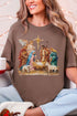 The Painted Nativity Scene Comfort Colors Adult Ring-Spun Cotton Tee