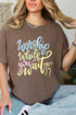 Worship While You Wait Comfort Colors Adult Ring-Spun Cotton Tee