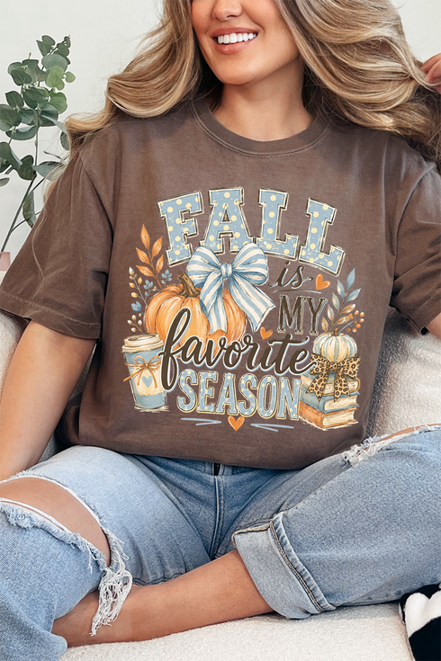 Fall Season Charm Comfort Colors Adult Ring-Spun Cotton Tee