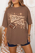 Football Season Doodle Comfort Colors Adult Ring-Spun Cotton Tee