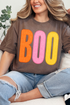 Candy Stripe Boo Comfort Colors Adult Ring-Spun Cotton Tee