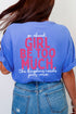 Esther Go Ahead Girl Full Front & Back Design Comfort Colors Adult Ring-Spun Cotton Tee