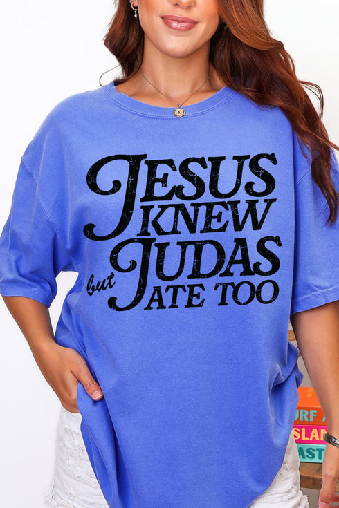 Jesus Knew Comfort Colors Adult Ring-Spun Cotton Tee