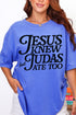 Jesus Knew Comfort Colors Adult Ring-Spun Cotton Tee