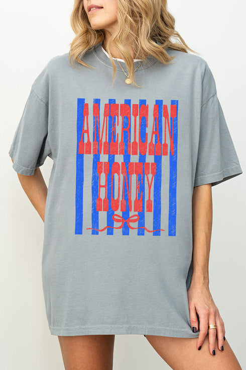 Red American Honey Energy Comfort Colors Adult Ring-Spun Cotton Tee