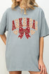 Arkansas Blooming Bow Comfort Colors Adult Ring-Spun Cotton Tee