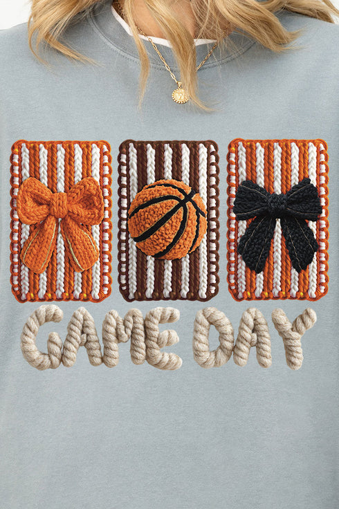 Faux Yarn Coquette Game Day Comfort Colors Adult Ring-Spun Cotton Tee