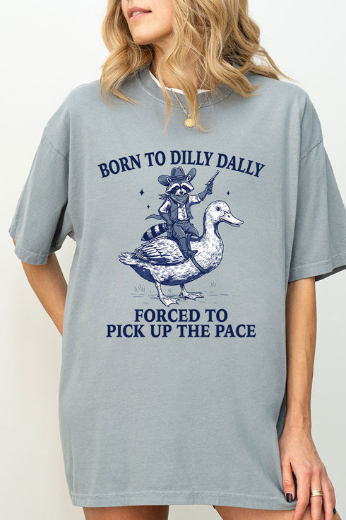 Forced To Pick Up the Pace Comfort Colors Adult Ring-Spun Cotton Tee