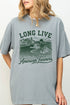Long Live American Farmers Comfort Colors Adult Ring-Spun Cotton Tee
