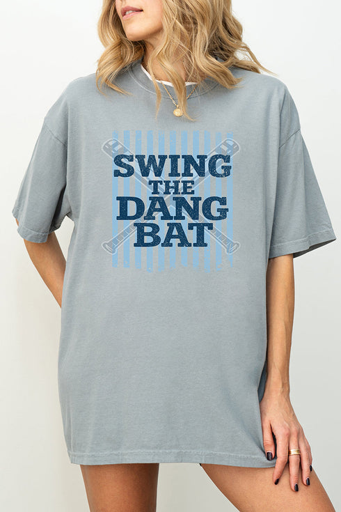Swing The Dang Bat Comfort Colors Adult Ring-Spun Cotton Tee