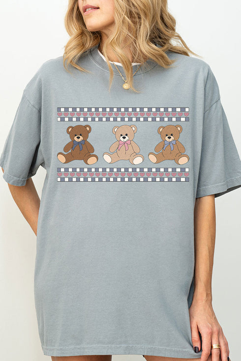 Tiny Teddy Trio Comfort Colors Adult Ring-Spun Cotton Tee