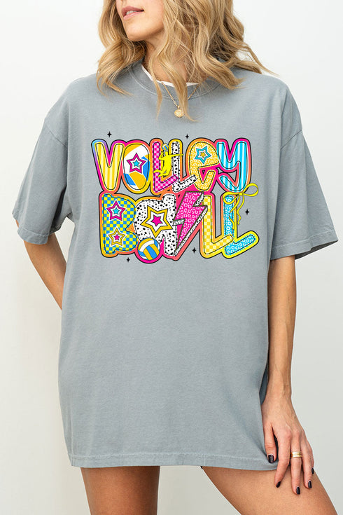 Vibrant Volleyball Comfort Colors Adult Ring-Spun Cotton Tee