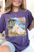 Ghost Mentally I'm Here Comfort Colors Adult Ring-Spun Cotton Tee