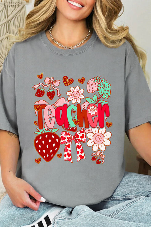 Berry Sweet Teacher Comfort Colors Adult Ring-Spun Cotton Tee