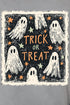 Trick Or Treat Ghost Crew Comfort Colors Adult Ring-Spun Cotton Tee