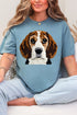 Faux Yarn Beagle Comfort Colors Adult Ring-Spun Cotton Tee
