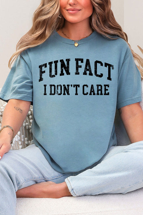 Distressed Fun Fact Comfort Colors Adult Ring-Spun Cotton Tee