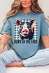 Down On The Farm Pig Comfort Colors Adult Ring-Spun Cotton Tee