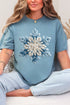 Faux Yarn Snow Day Snowflake Comfort Colors Adult Ring-Spun Cotton Tee
