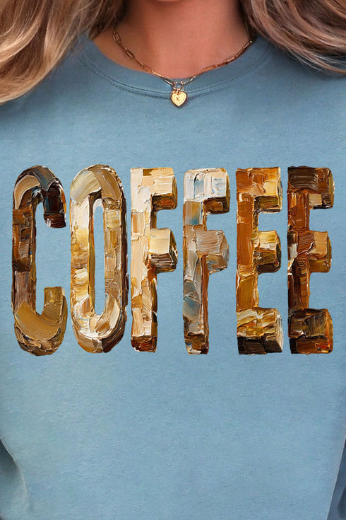 The Painted Coffee Comfort Colors Adult Ring-Spun Cotton Tee