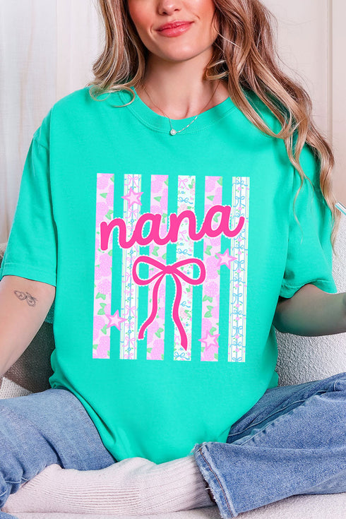 Personalized Bow-tiful Garden Comfort Colors Adult Ring-Spun Cotton Tee *Choose Your Name