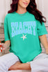 Coastal Beachy Leopard Comfort Colors Adult Ring-Spun Cotton Tee