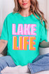 Golden Hour Lake Life Comfort Colors Adult Ring-Spun Cotton Tee