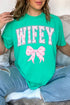 Pink Wifey Coquette Comfort Colors Adult Ring-Spun Cotton Tee