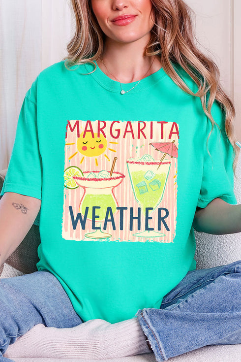 Sip The Sunshine Margarita Weather Comfort Colors Adult Ring-Spun Cotton Tee
