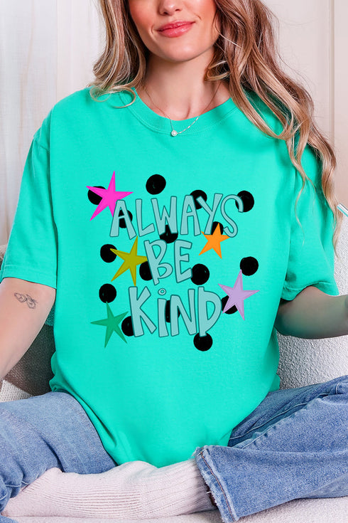 Stars Always Be Kind Comfort Colors Adult Ring-Spun Cotton Tee