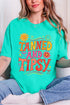 Tanned And Tipsy State Of Mind Comfort Colors Adult Ring-Spun Cotton Tee