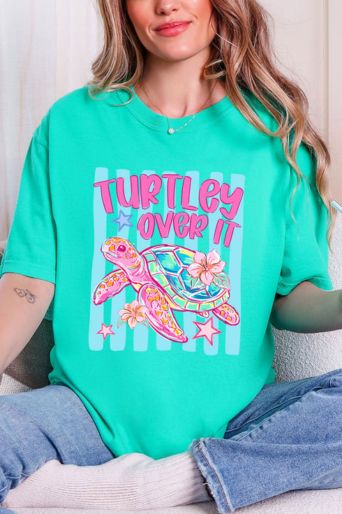 Turtley Over It Comfort Colors Adult Ring-Spun Cotton Tee