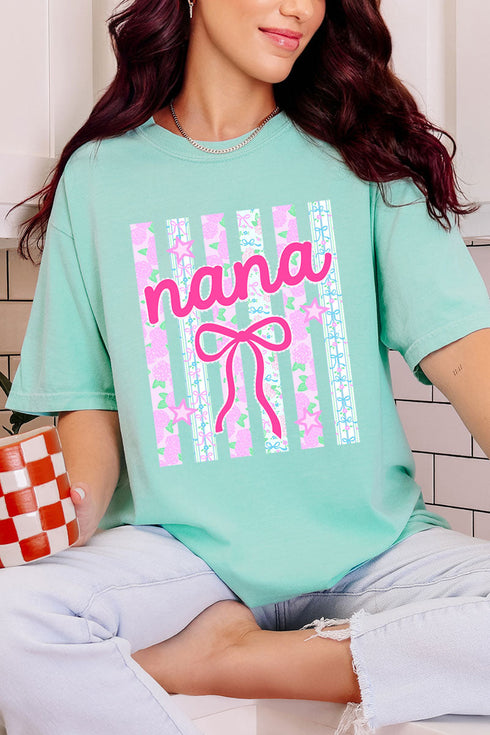 Personalized Bow-tiful Garden Comfort Colors Adult Ring-Spun Cotton Tee *Choose Your Name