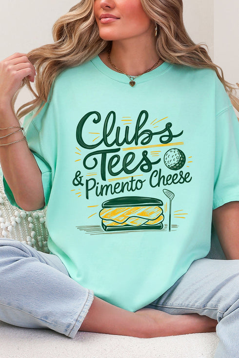 Clubs, Tees & Pimento Cheese Comfort Colors Adult Ring-Spun Cotton Tee