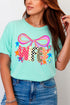 Colorful Preppy Wifey Comfort Colors Adult Ring-Spun Cotton Tee