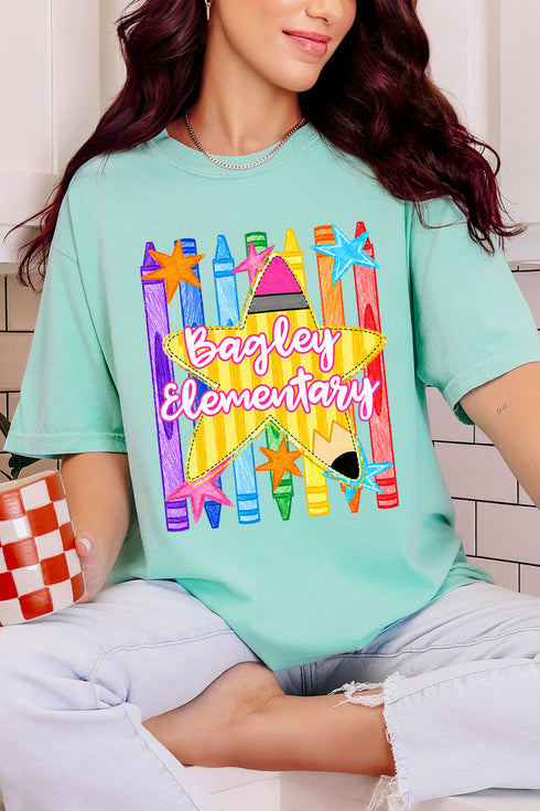 Personalized Color My Classroom Comfort Colors Adult Ring-Spun Cotton Tee