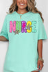 Distressed Retro Nurse Comfort Colors Adult Ring-Spun Cotton Tee
