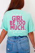 Esther Go Ahead Girl Full Front & Back Design Comfort Colors Adult Ring-Spun Cotton Tee
