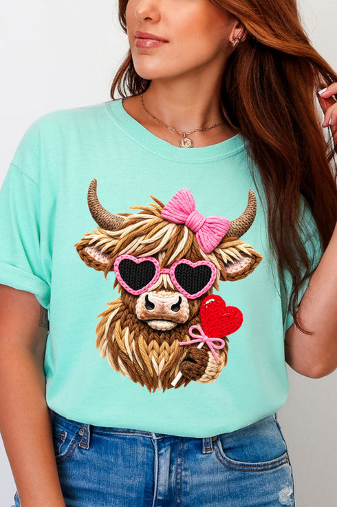Faux Yarn Highland Romance Comfort Colors Adult Ring-Spun Cotton Tee